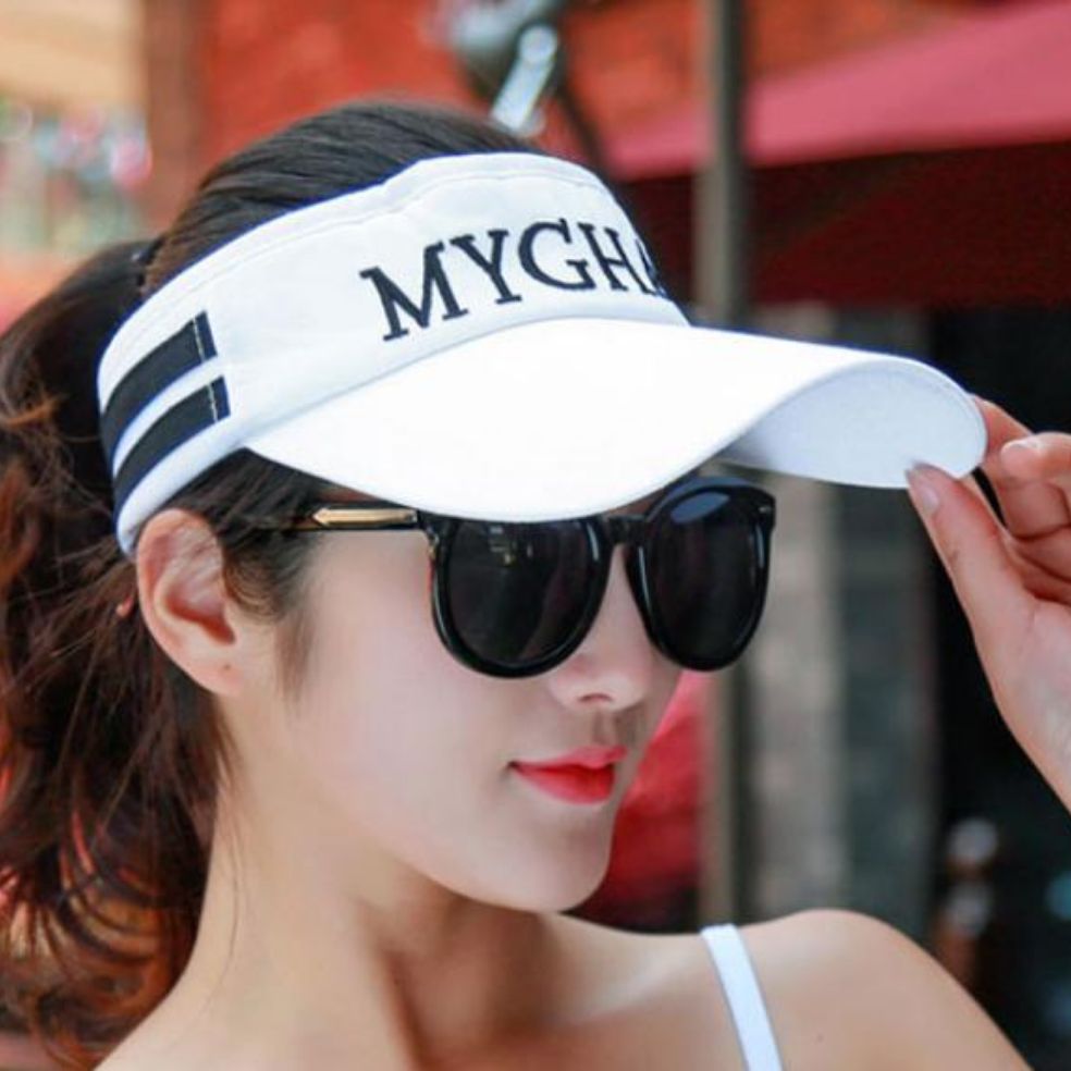 Mũ lưỡi trai nửa đầu thể thao phong cách Hàn, nón kết thể thao, mũ nón thể thao nữ