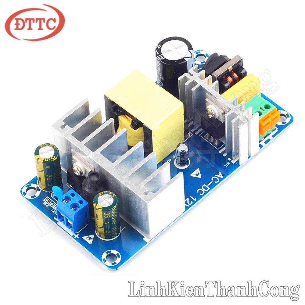 Mạch Nguồn Không Vỏ AC-DC 12V 8A
