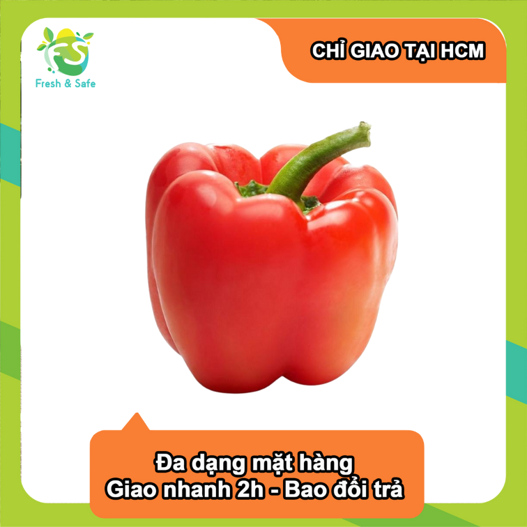 [Chỉ Giao HCM] Ớt Chuông Đỏ - trái 150-200g