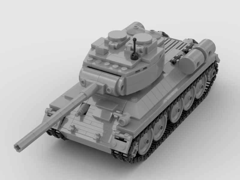 Le Go Đồ Chơi Lắp Ráp Xe Tank T34