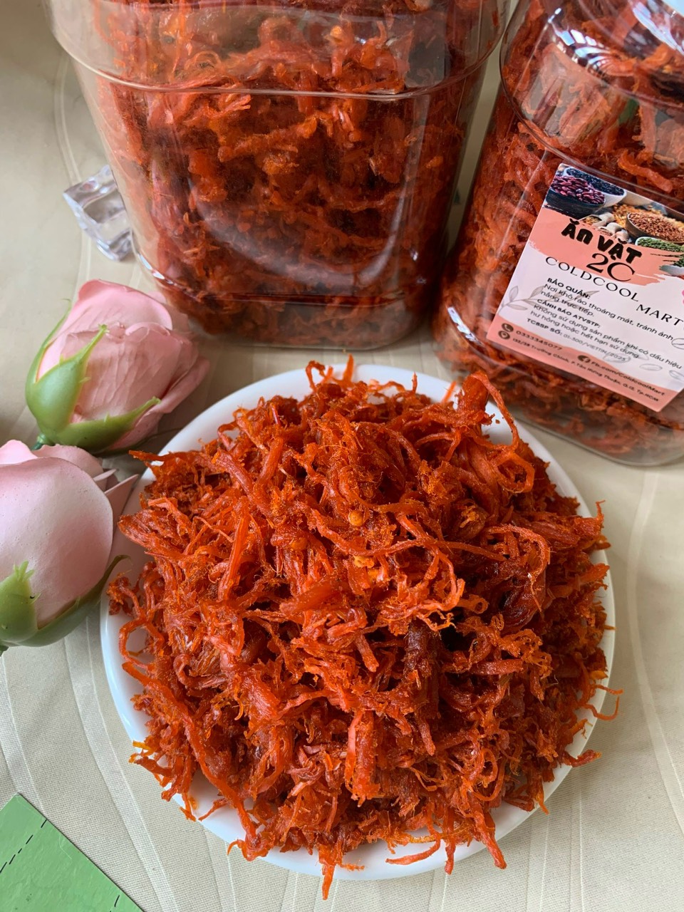 Khô Bò Sợi (khô gà giả bò) 2c Mart 1kg