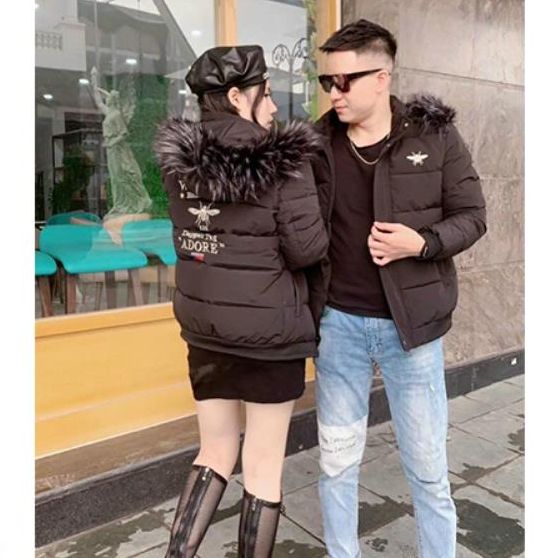 Áo Phao Nam Nữ Mũ Lông Hàng Cao Cấp