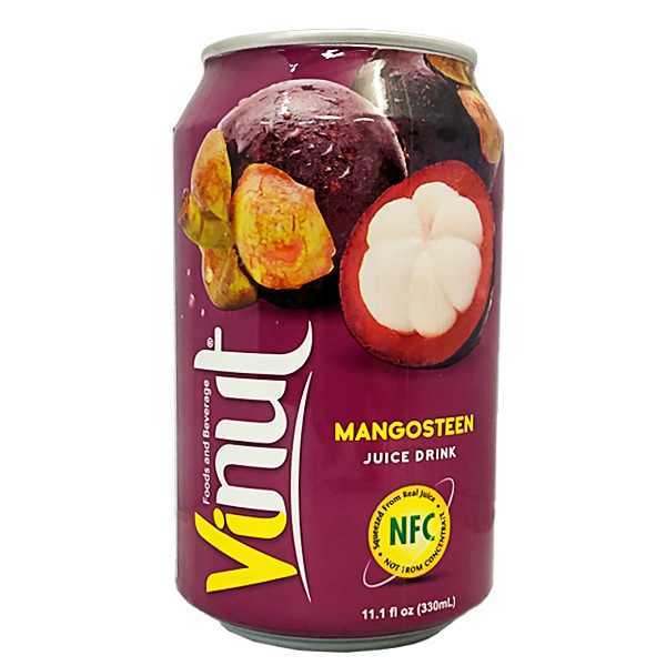 [FREE SHIP] Lốc 06 Lon Nước Ép Măng Cụt Vinut 330ml