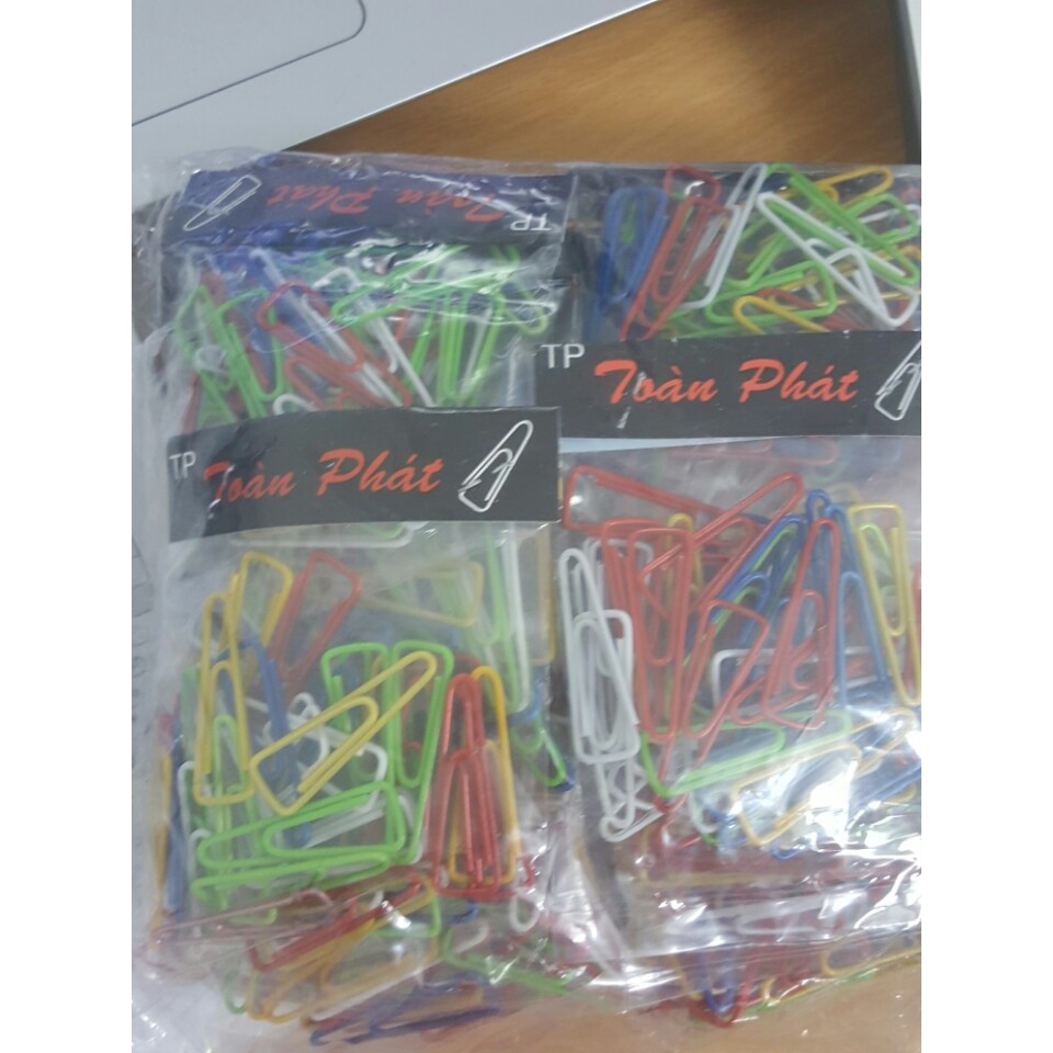 [HCM]10 bịch kẹp nhựa màu C62A cực rẻbền đẹptiện dụng