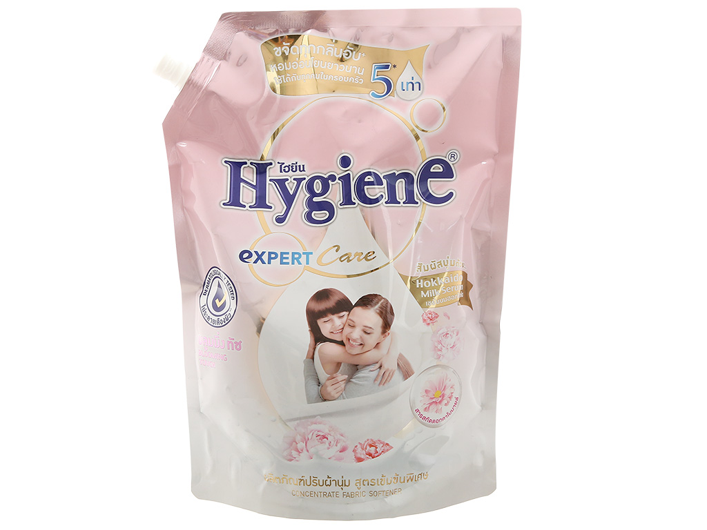 Nước xả vải Hygiene đậm đặc Blooming Touch túi 1.3 lít