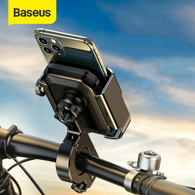 Đế giữ điện thoại siêu bền dùng cho Xe Máy,Xe Đạp Baseus Armor Motorcycle Holder Phone Mount/ Holeder Applicable for Bicycle/ Motorbike)