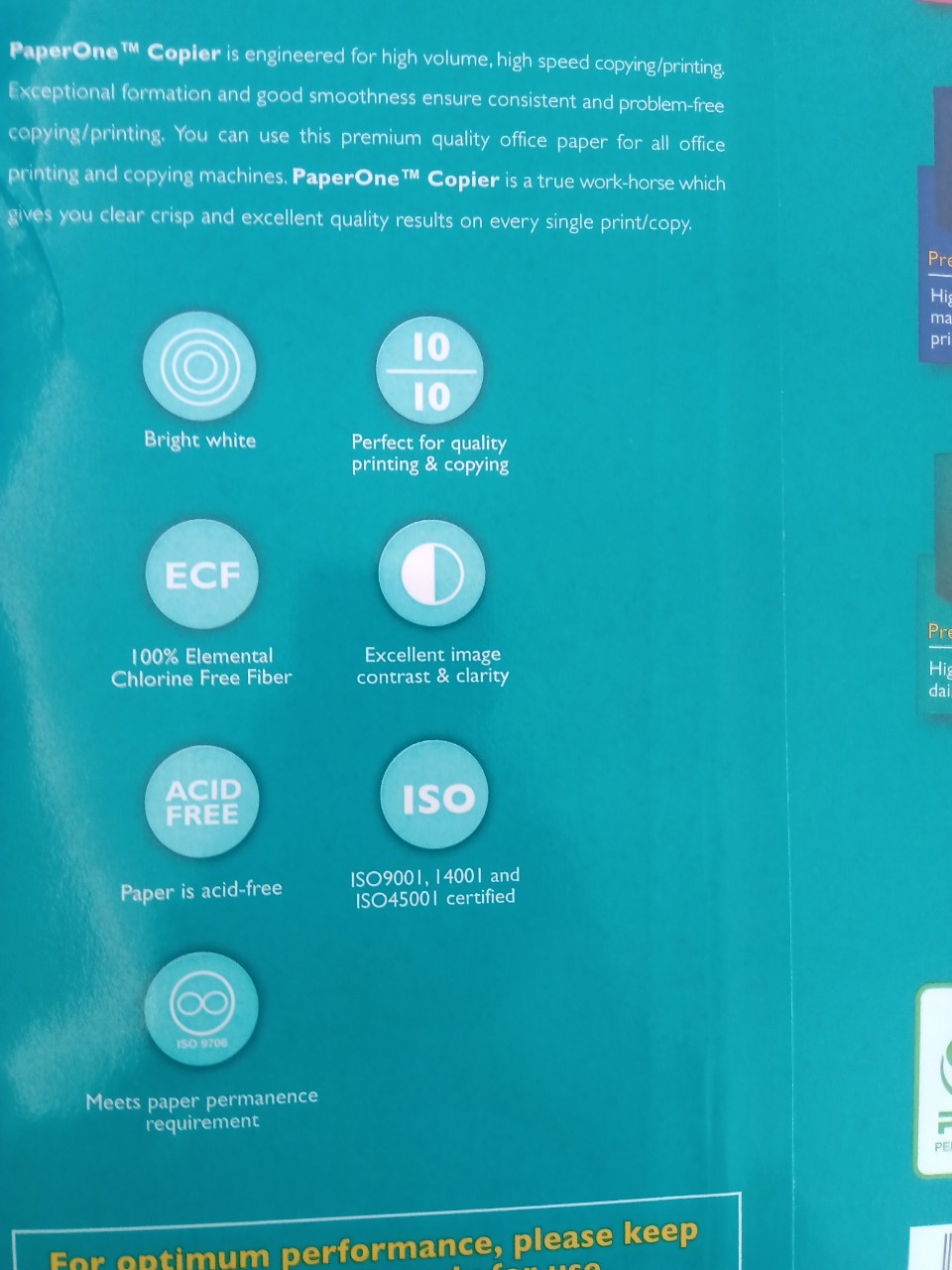 Giấy paperone A3-70GSM 500 tờ