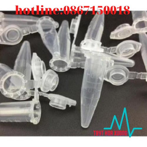Eppendorf 2ml - Ống ly tâm 2ml, túi 500 cái
