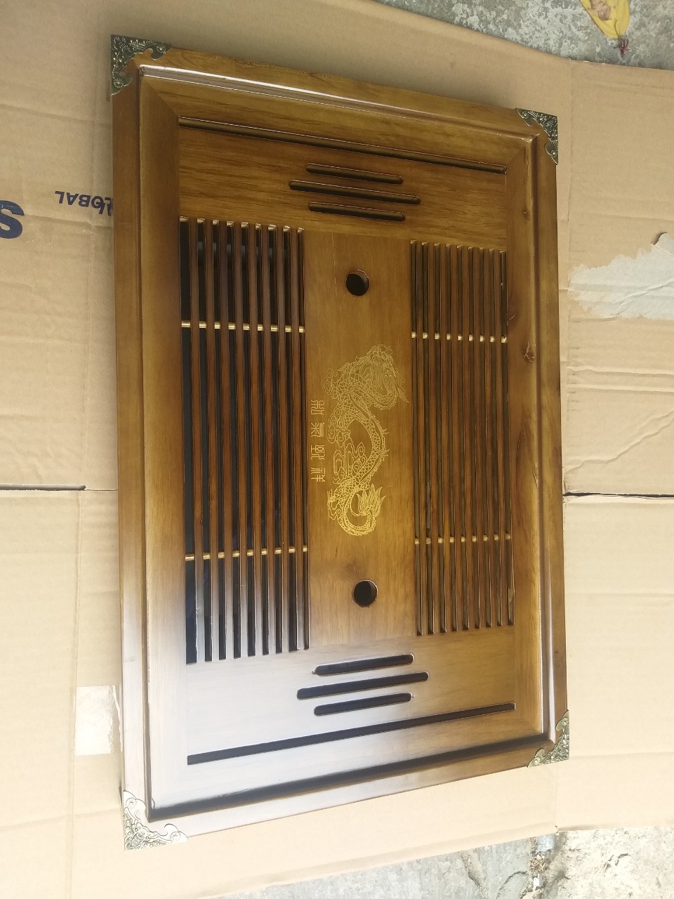 Khay trà gỗ loại lớn