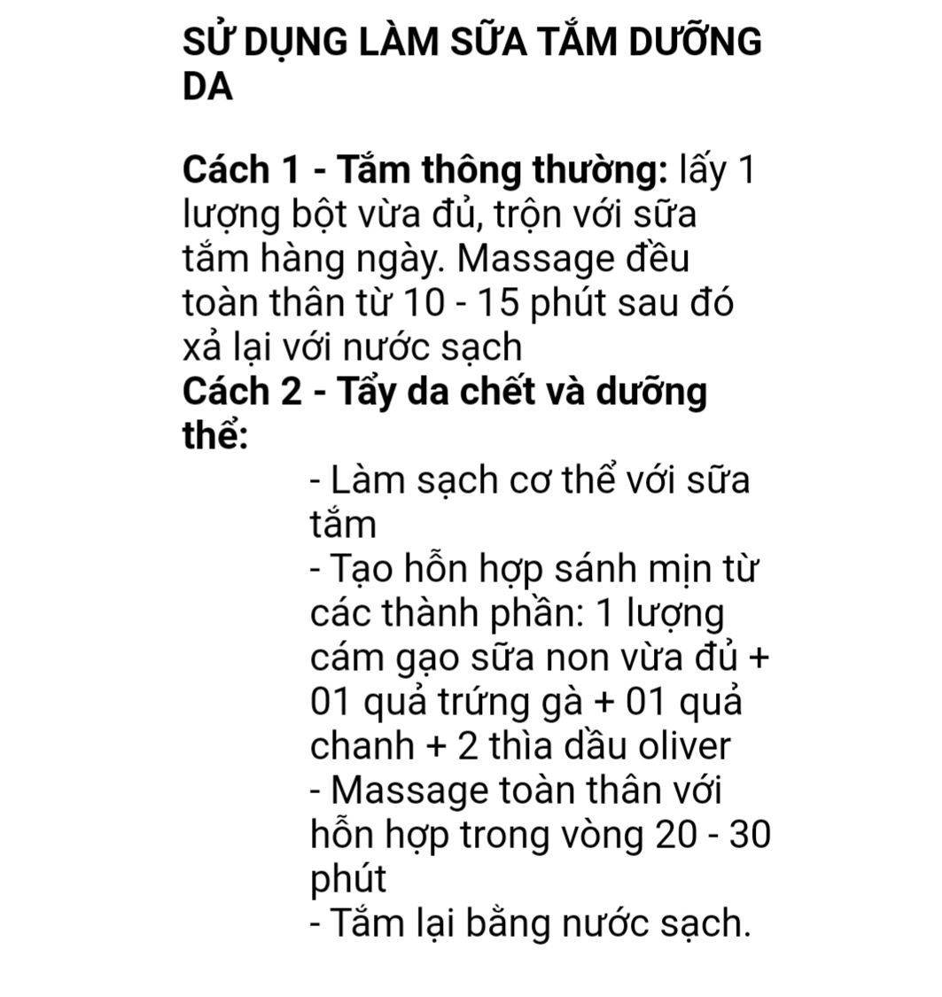 Cám gạo sữa non 3 in 1 TWORLD