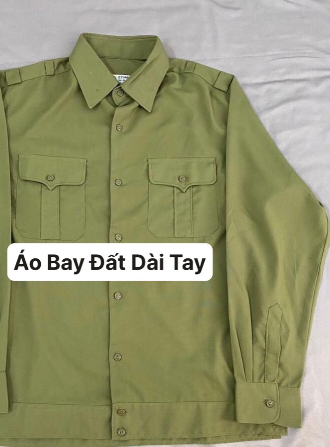 Áo Si Quan Bay Đất Dài Tay