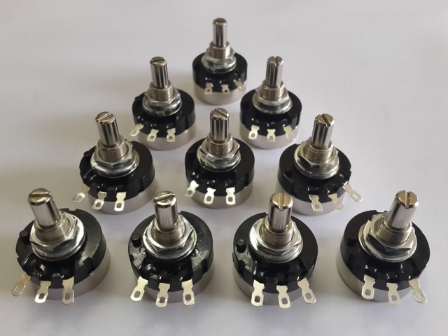 Bộ chiết áp 2w và núm vặn