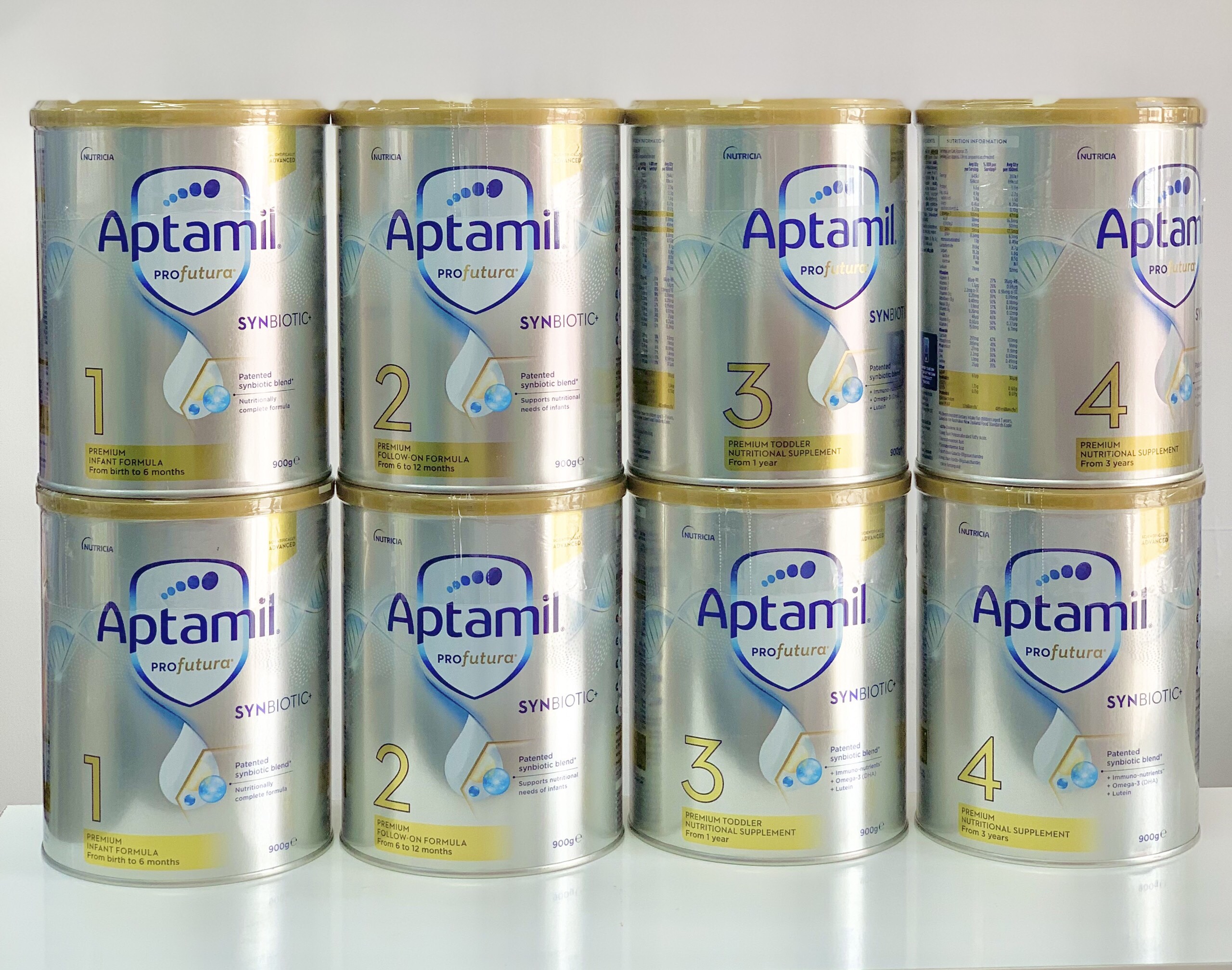 ( MẪU MỚI) SỮA  APTAMIL PROFUTURA ÚC 1,2,3,4 900gr