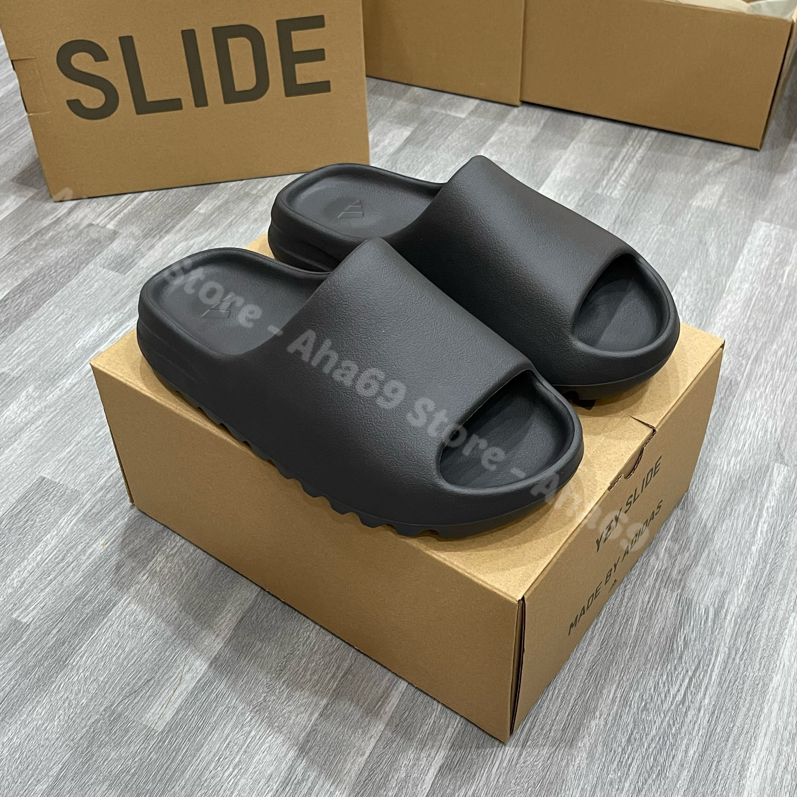 [Aha69Store] Full Box | Dép Yz Slide 2023 - Vân Nhám Cao Cấp | High Quality