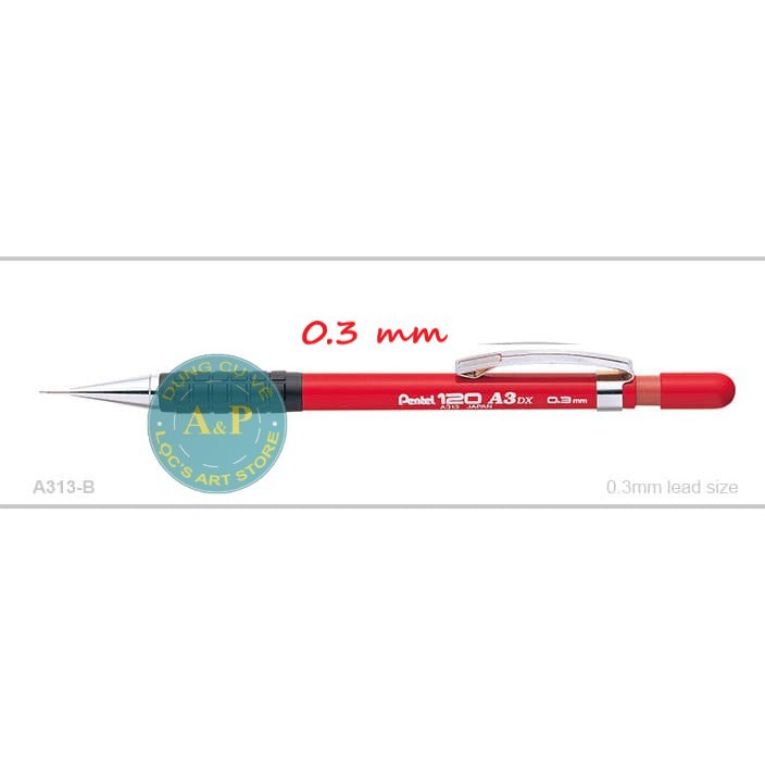Bút Chì Bấm Pentel 120 A3
