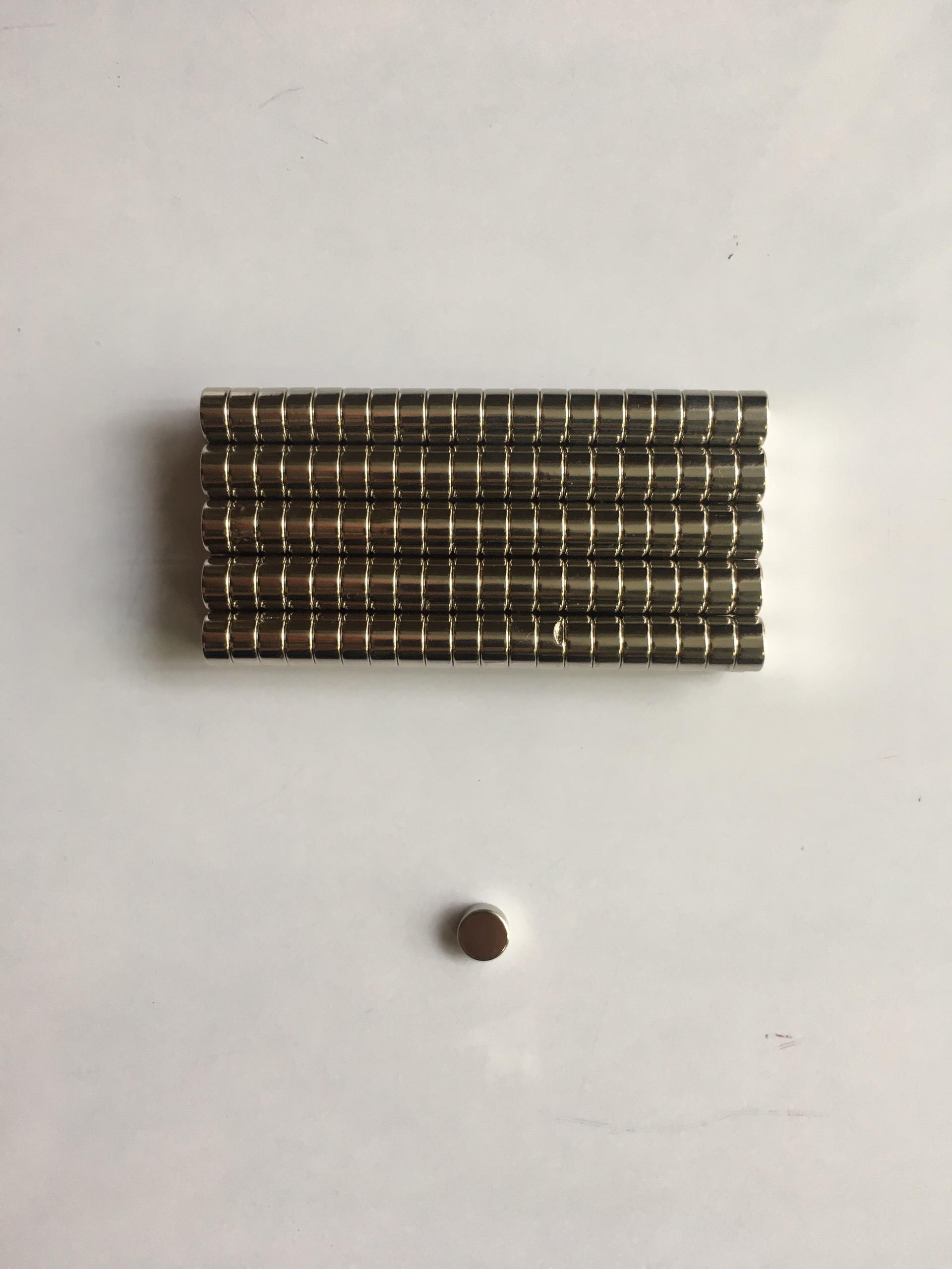 [HCM]Nam Châm NdFeB Siêu Mạnh Ø 10x4mm -  Nam châm Trắng