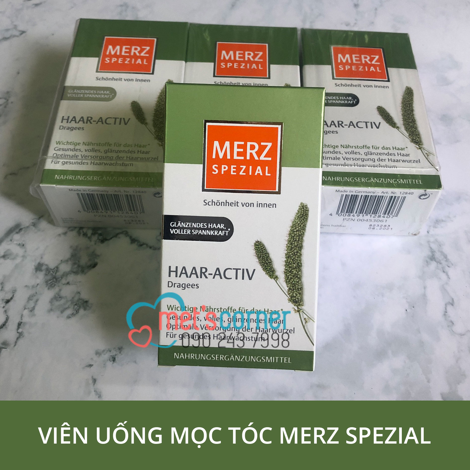 Merz Special Hair-Active Dragees chăm sóc tóc  xách tay Đức
