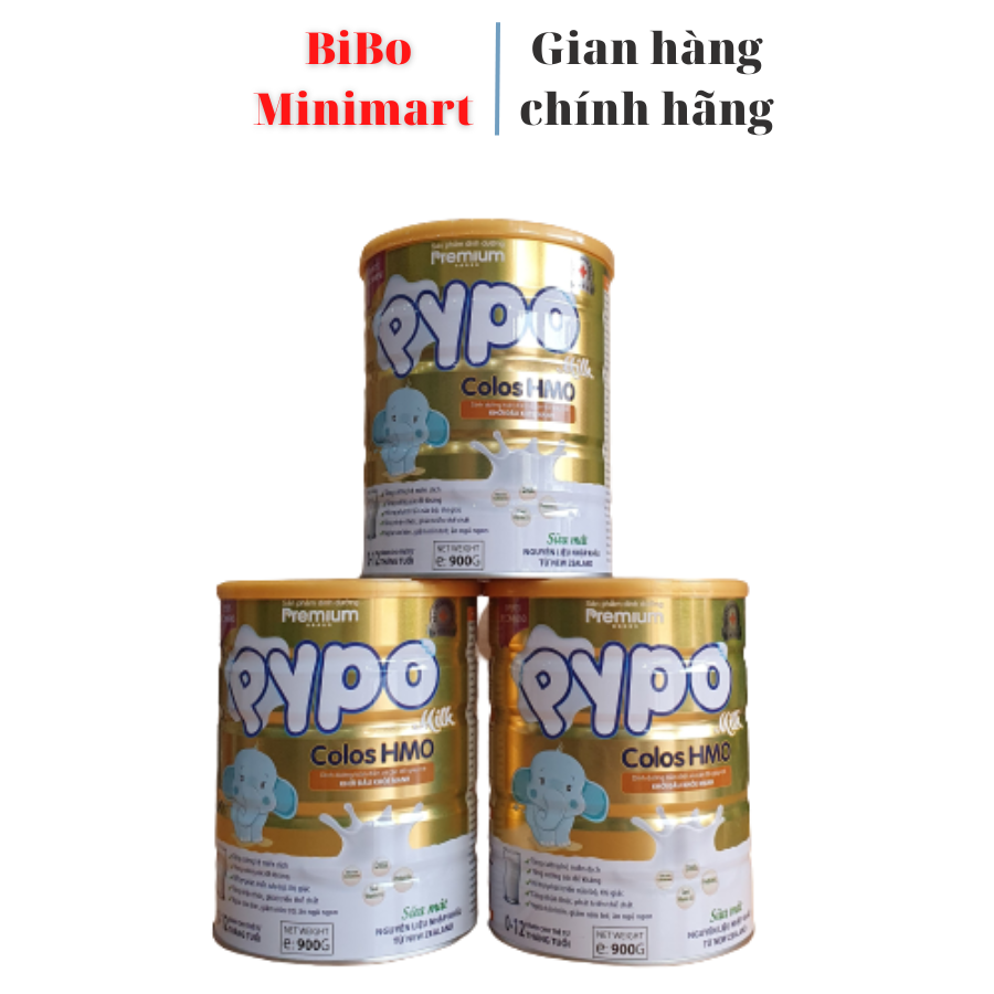 Sữa PYPO Colos HMO lon 900 (Từ 0 -12 tháng).