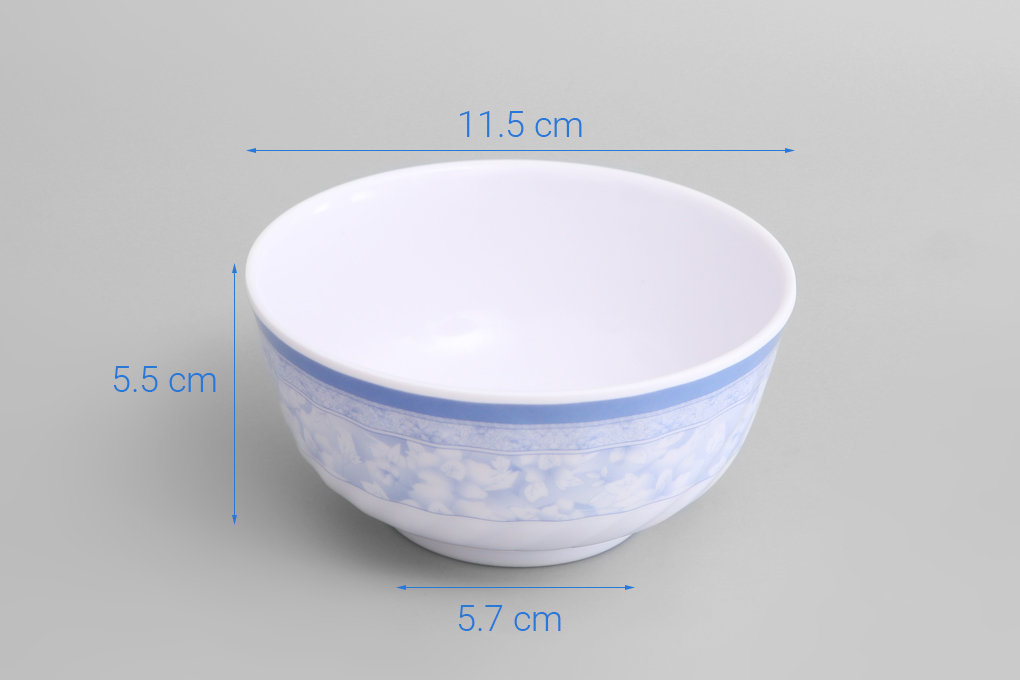 [HCM]Chén cơm nhựa Melamine 11.5 cm Vinh Cơ VCML067