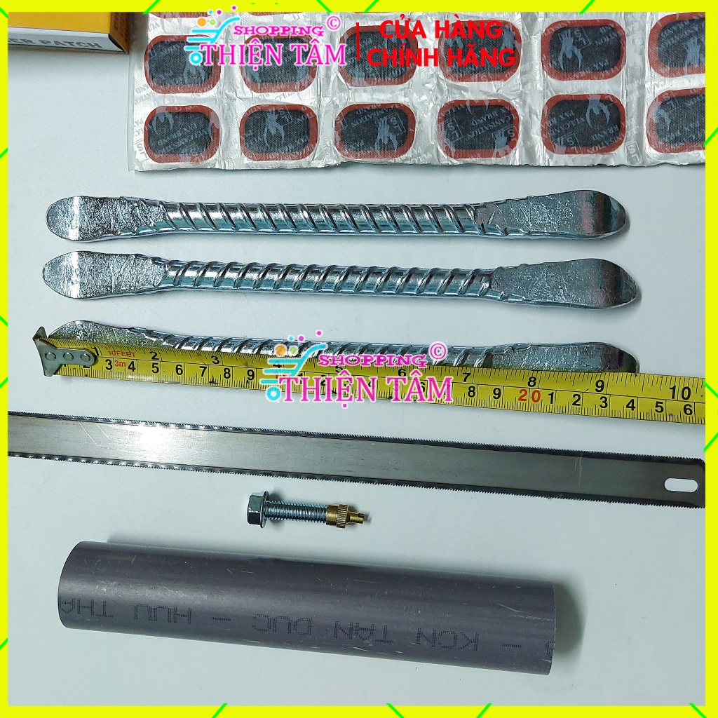 Bộ Vá Ruột - Săm Xe Máy Xe Đạp 5 Món (Lưỡi Cưa)