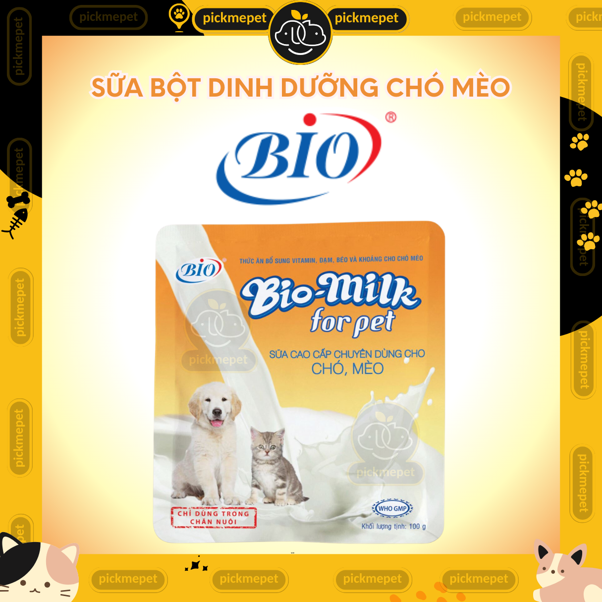 BIO-milk - Nutritional milk for dogs and cats 100g