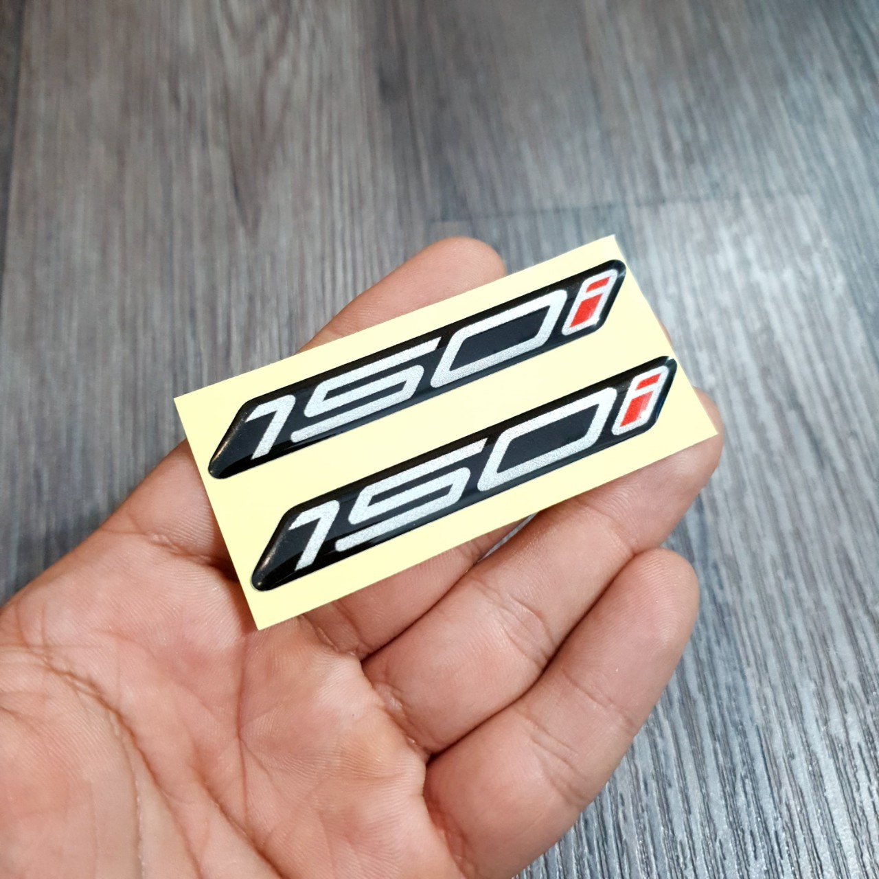 Tem dán chữ số 150i đổ keo cao cấp siêu đẹp