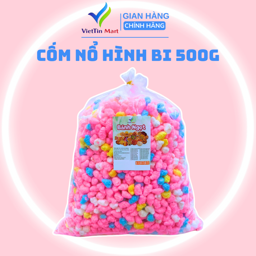 Cốm Nổ Nhiều Màu Sắc VIETTIN MART