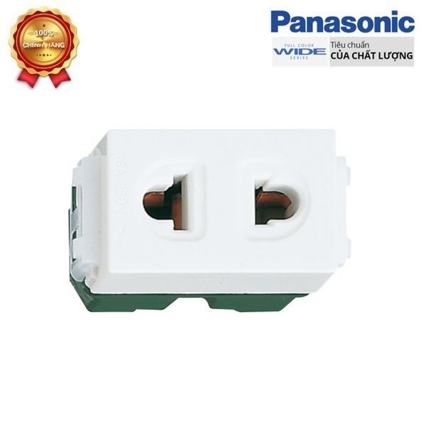 Ổ cắm đơn panasonic wide không màn che wev1091sw