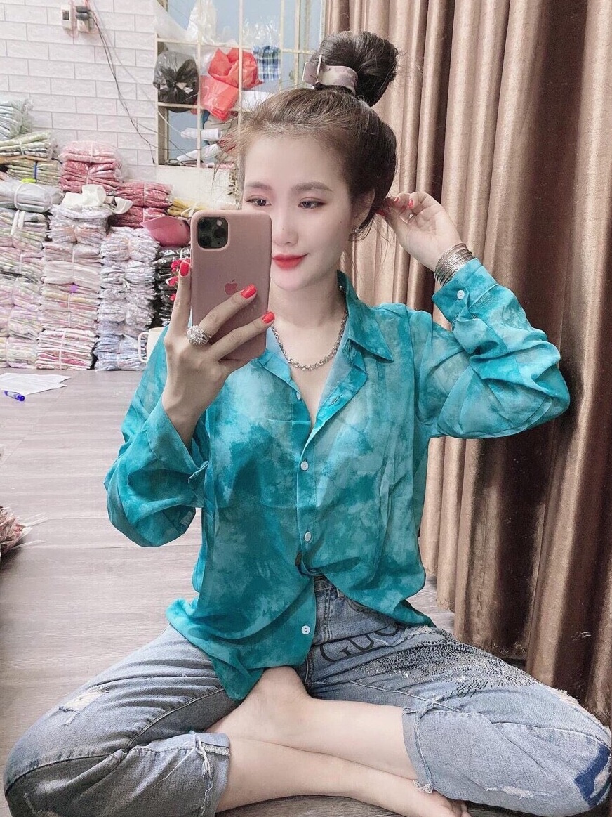 [HCM](ĐỘC ĐẸP) ÁO SOMI NỮ LOANG MÀU45KG-60KG THỜI TRANG CAO CẤP GONSHOP89 MSLM03