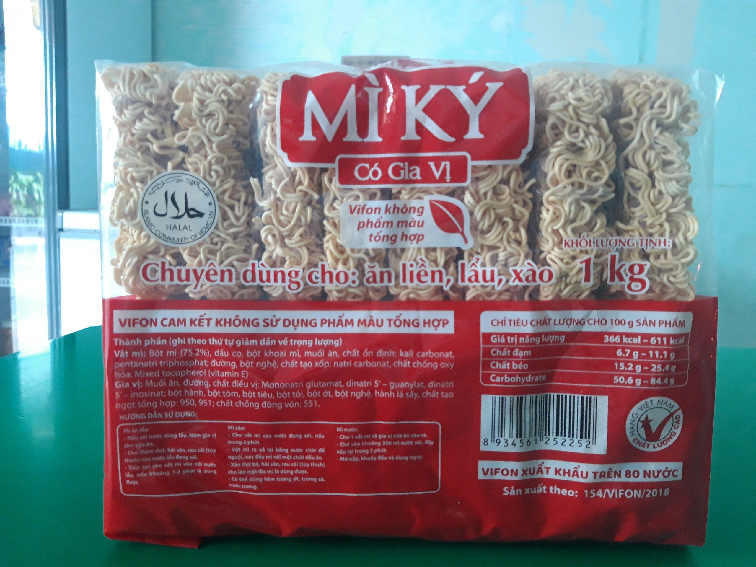 Mì Ký 1kg Vifon