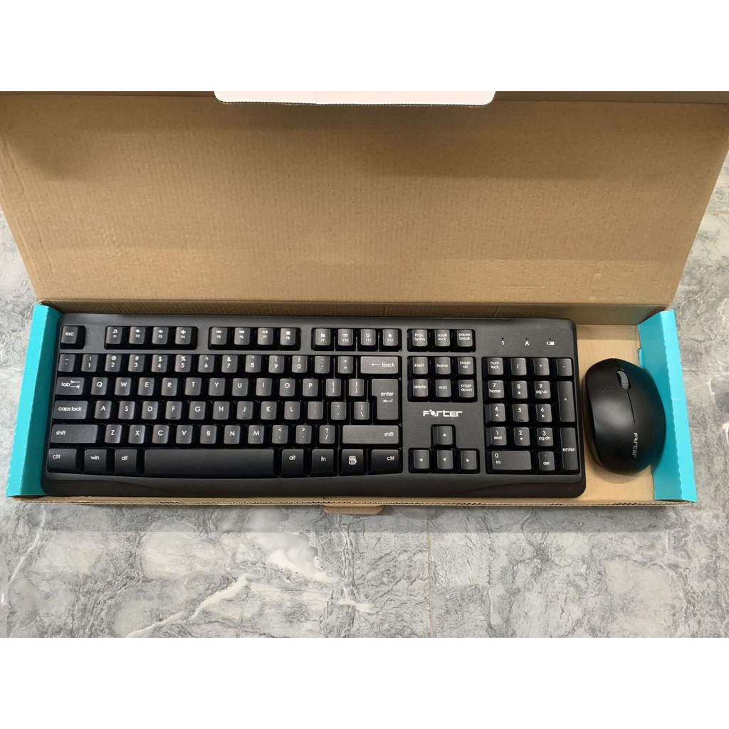 Bàn Phím Chuột Không Dây Forter Km8200