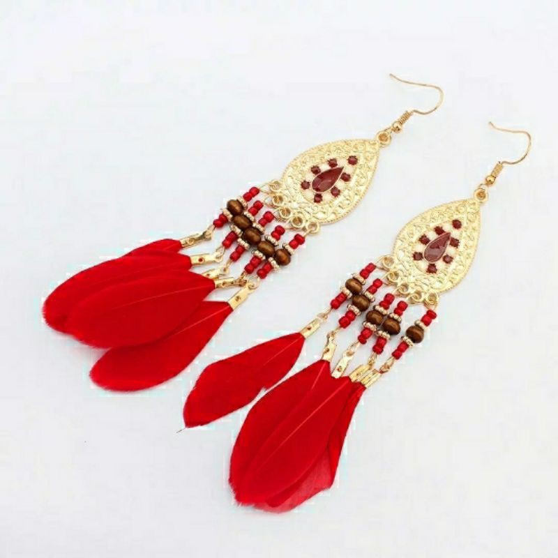 ( Có Sẵn ) Khuyên Tai Boho Vintage