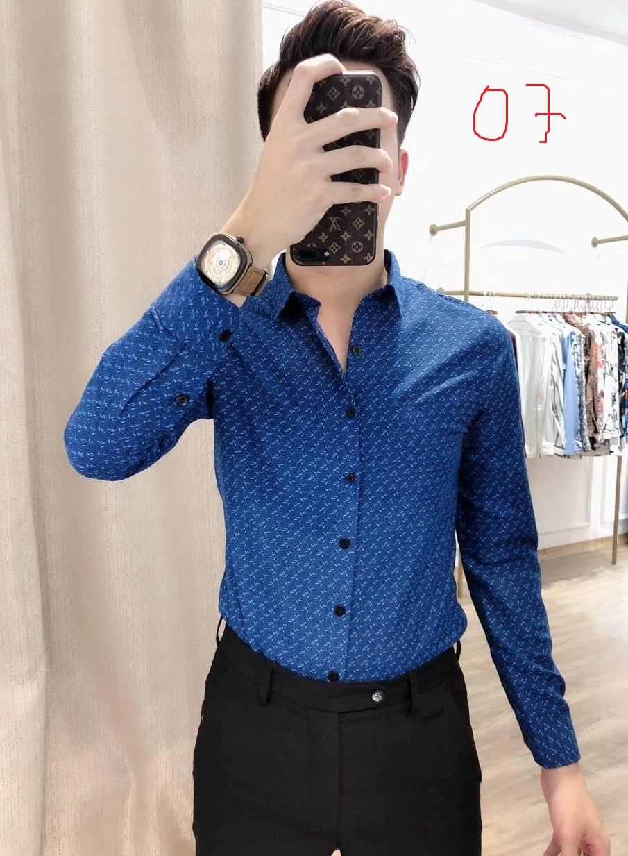 SƠ MI NAM HỌA TIẾT HÀNG ĐẸP / ÁO SƠ MI NAM CHẤT LIỆU COTTON KIỂU HỌA TIẾT