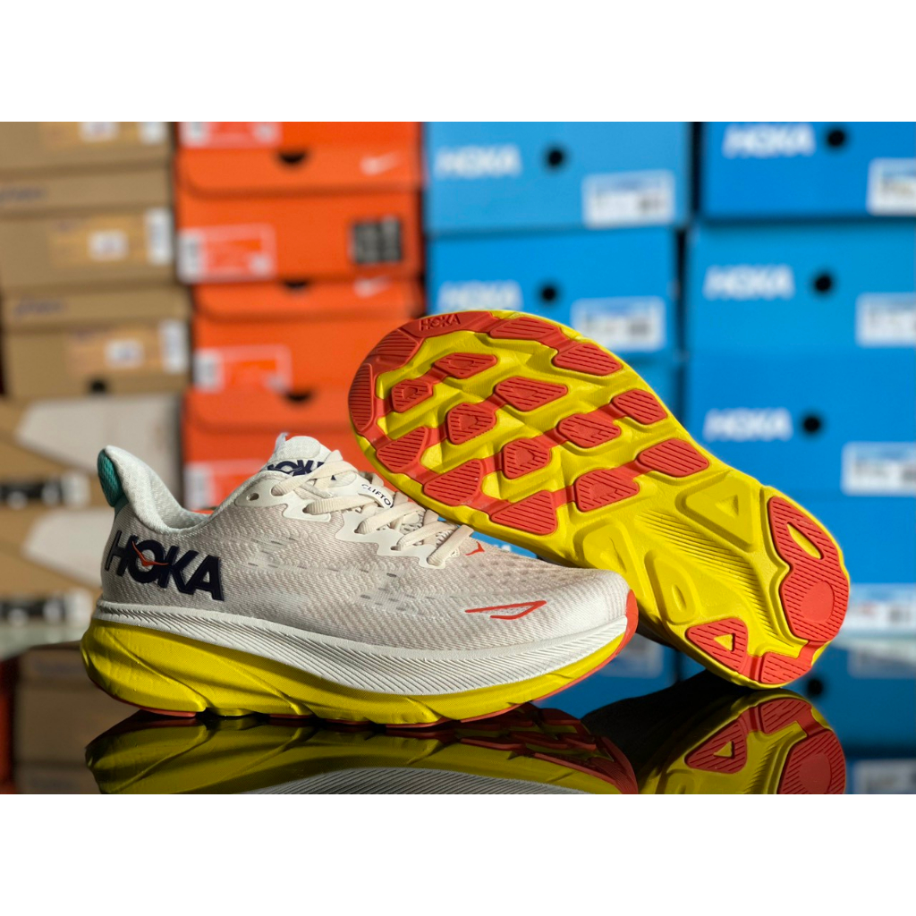 Giày Hoka Clifton 9 Running Hàng Chuẩn Full Box Full Size