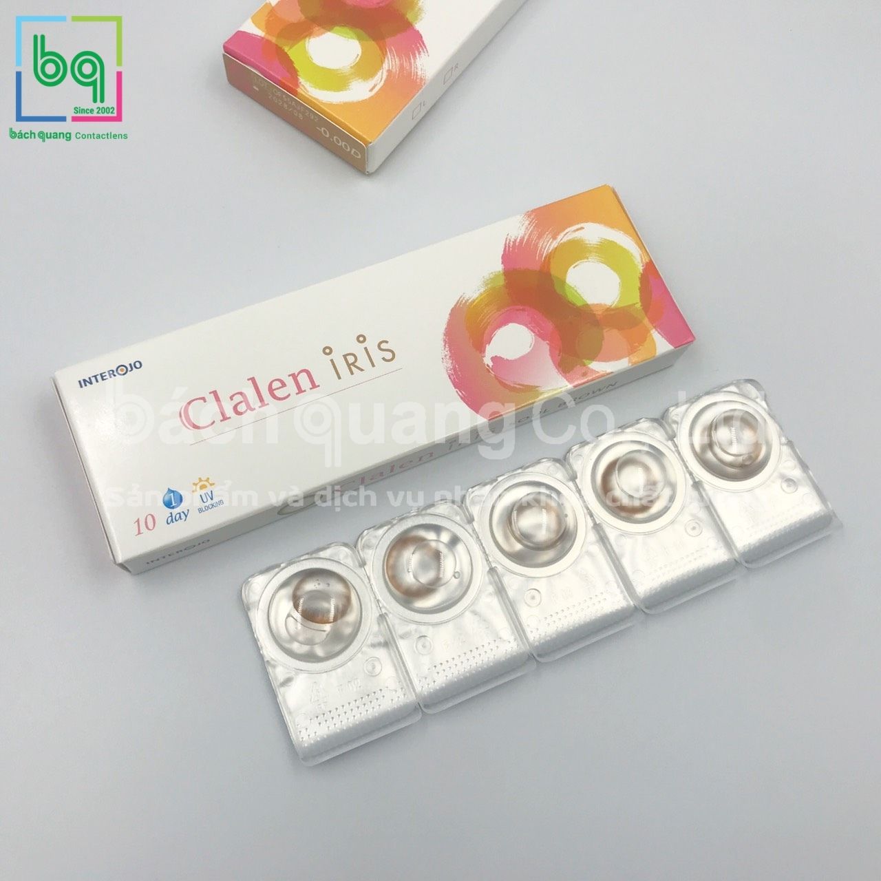 Kính áp tròng màu nâu Soul Brown Hàn Quốc dùng 1 ngày Clalen Iris cho đôi mắt tự nhiên và rạng rỡ (có 0 đến 10 độ)