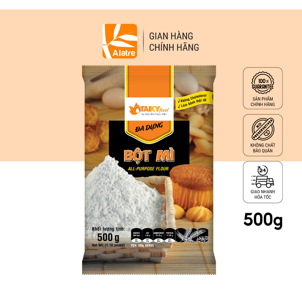 Bột mì đa dụng Tài Ký gói 500g
