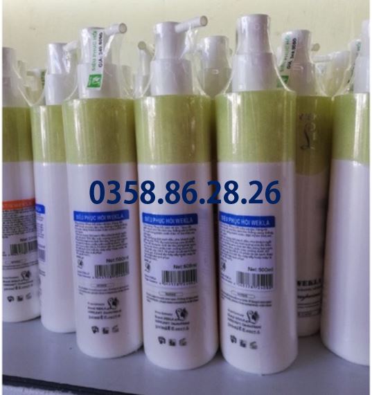 Bộ dầu gội xả hấp siêu phục hồi Wekla