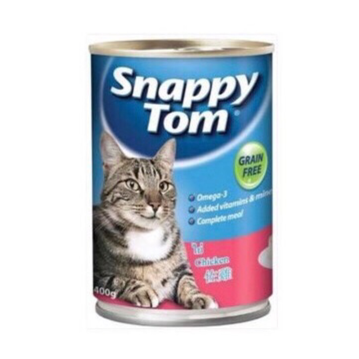 Thức ăn pate snappy tom cao cấp dành cho mèo - lon 400g