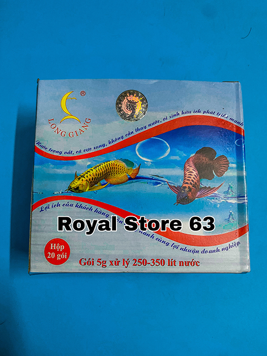 Men Pha Lê Long Giang vi sinh cho bể cá cảnh gói 5g
