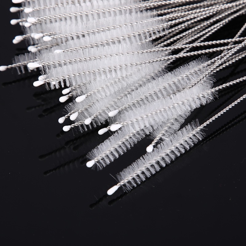 Sét 10 Chổi Cọ Rửa Ống Hút _ Cọ Bình Nước [ Kích Thước 23cm ]