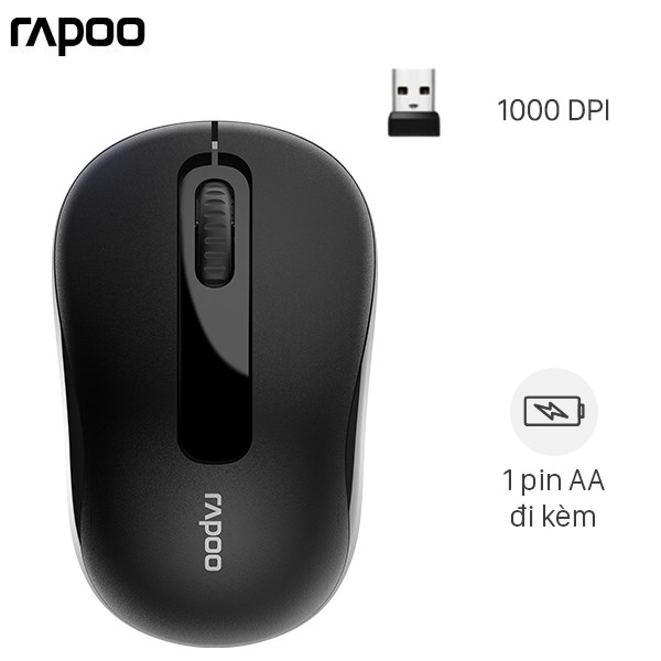 Chuột không dây Rapoo M216 - [HÀNG CHÍNH HÃNG]