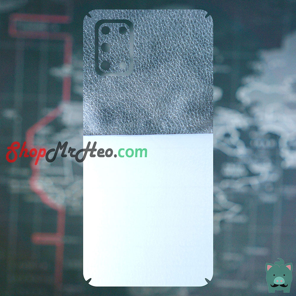 Skin dán mặt sau lưng vân 3d giả da oppo a52 - a92