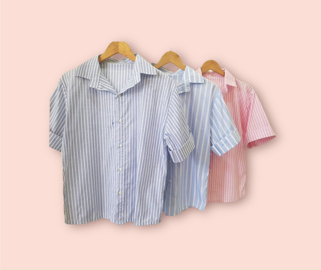 Áo sơ mi kẻ sọc form rộng nam nữ unisex - áo somi ulzzang đi học sinh