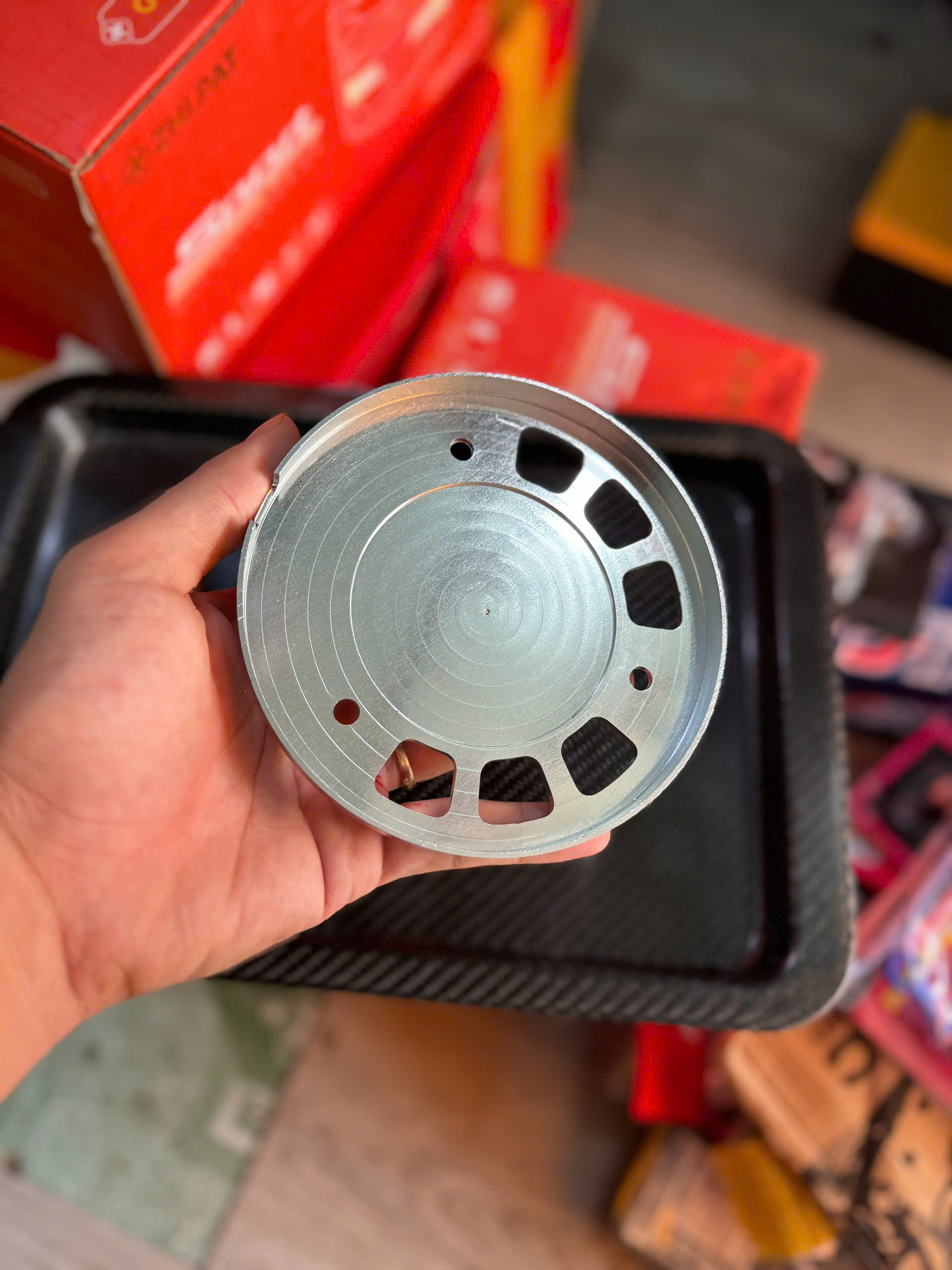 Gcraft Factory Wave/Dream Pot Lid Is Genuine, Solid Cnc