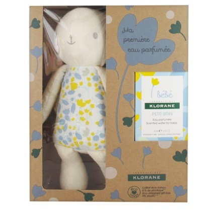 Set Nước Hoa Cho Bé Klorane Bebe Petit Brin 50ml (Tặng kèm thỏ bông siêu cute)