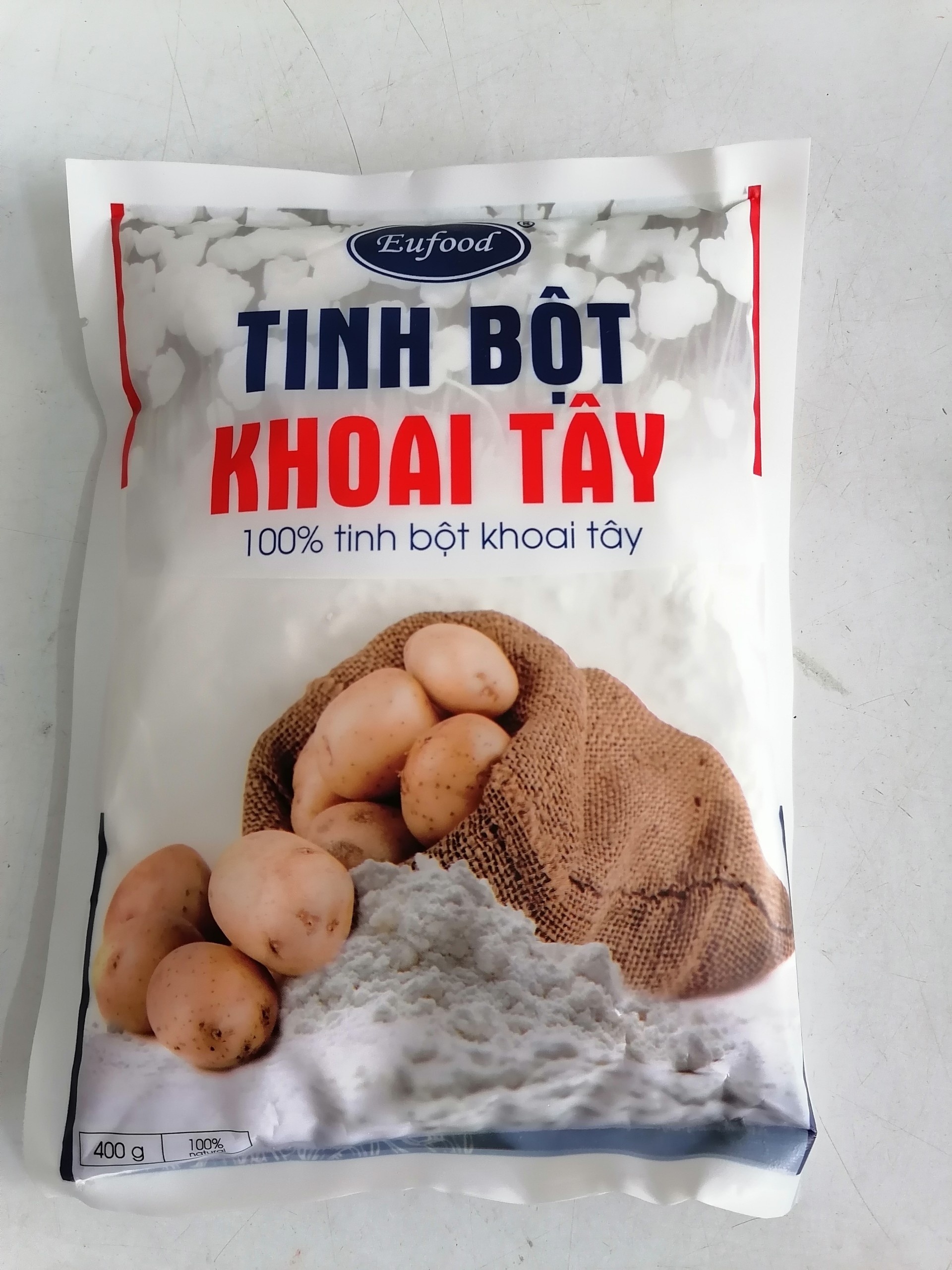 400g TINH BỘT KHOAI TÂY Germany EUFOOD Potato Starch euf-hk