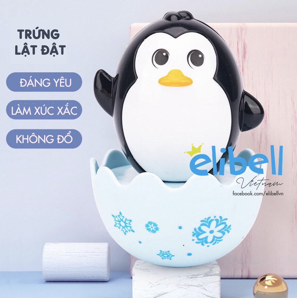 [ MUA 03 BỊCH BỈM TẶNG SET 03 TRỨNG LẬT ĐẬT ] SET QUÀ TẶNG 03 TRỨNG LẬT ĐẬT SIÊU KUTE CHO BÉ