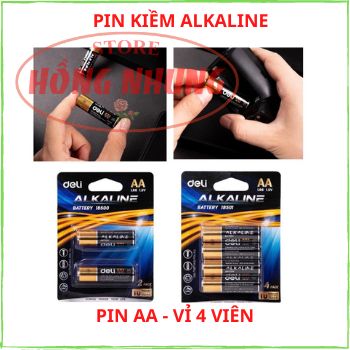 [Bán Chạy] Pin ALKALINE AA (2A), AAA (3A) ( 18501/18500/18504) Vỉ 2 Viên/ 4 Viên.