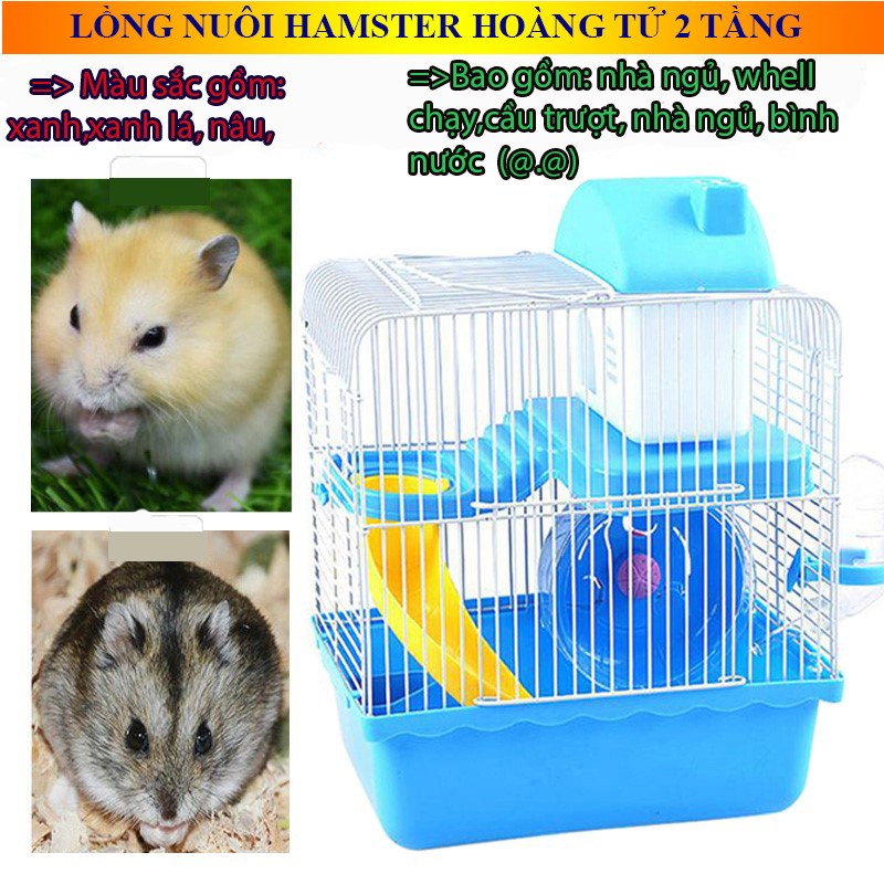 Lồng nuôi chuột hamster size lớn cao cấp🐁 [SIÊU RẺ]