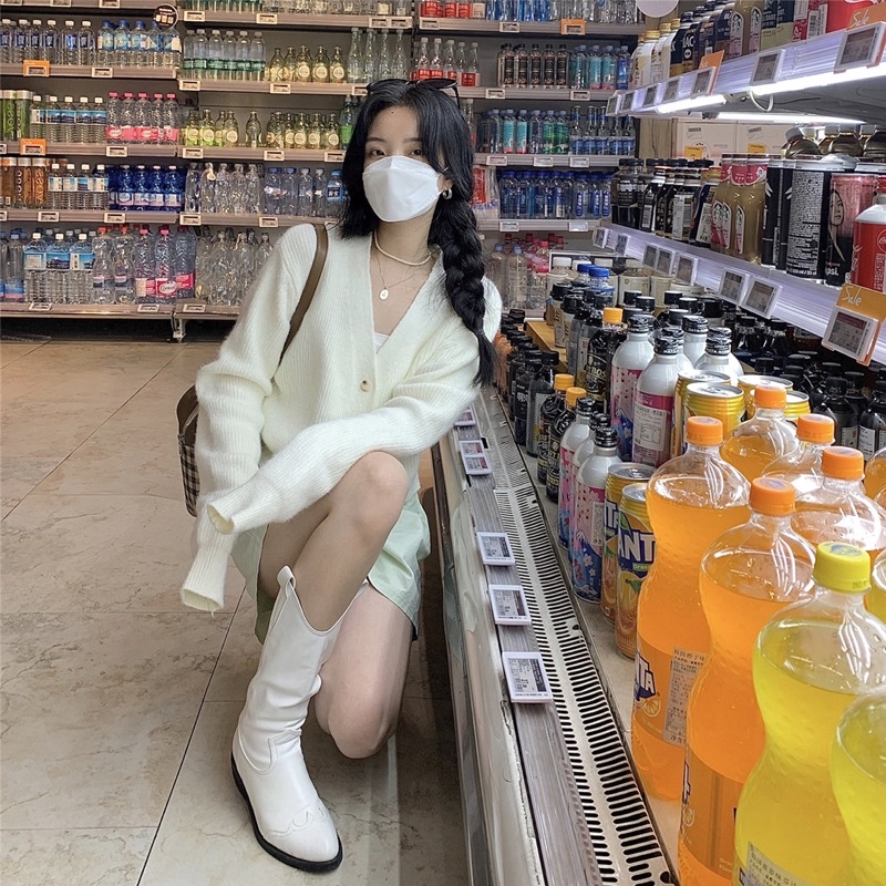áo len/ croptop cardigan